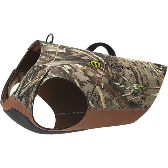 Tidewe Dog Hunting Vest L Realtree MAX5 Camo Neoprene Waterproof Waterfowl - Picture 1 of 11